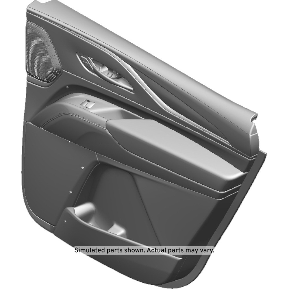 GM Genuine Parts Black Rear Passenger Side Door Trim