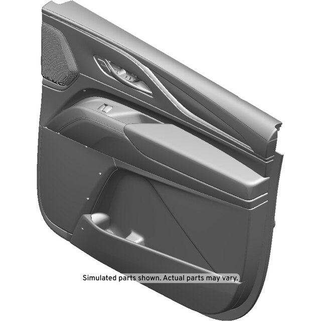 GM Genuine Parts Black Rear Passenger Side Door Trim