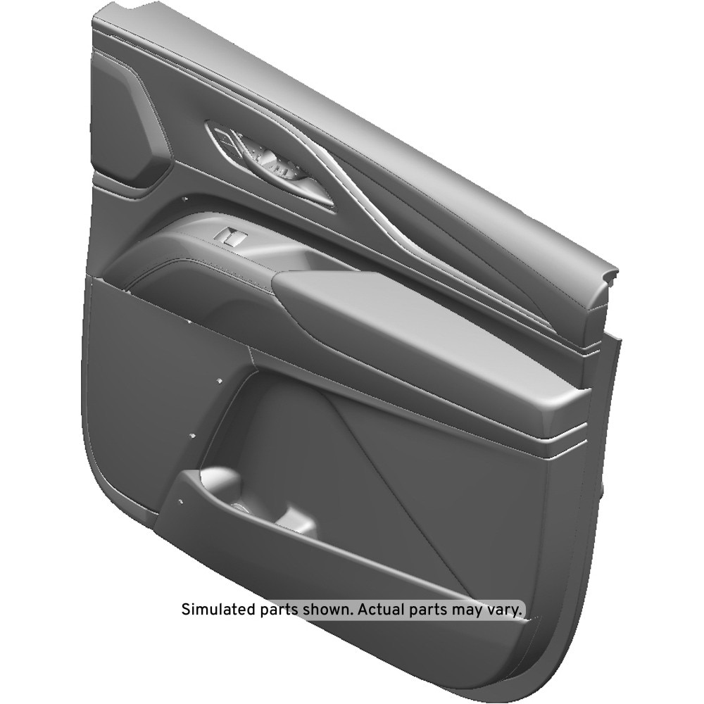 GM Genuine Parts Black Rear Passenger Side Door Trim