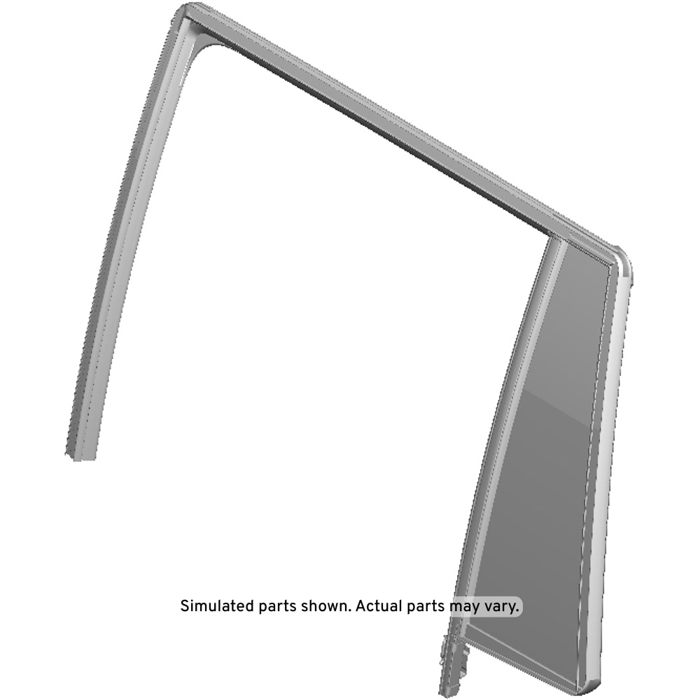 GM Genuine Parts Rear Driver Side Door Window Weatherstrip