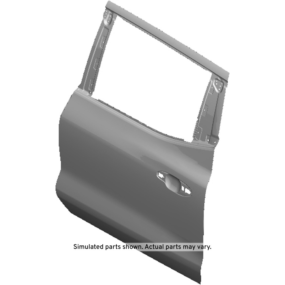 GM Genuine Parts Rear Driver Side Door Outer Panel