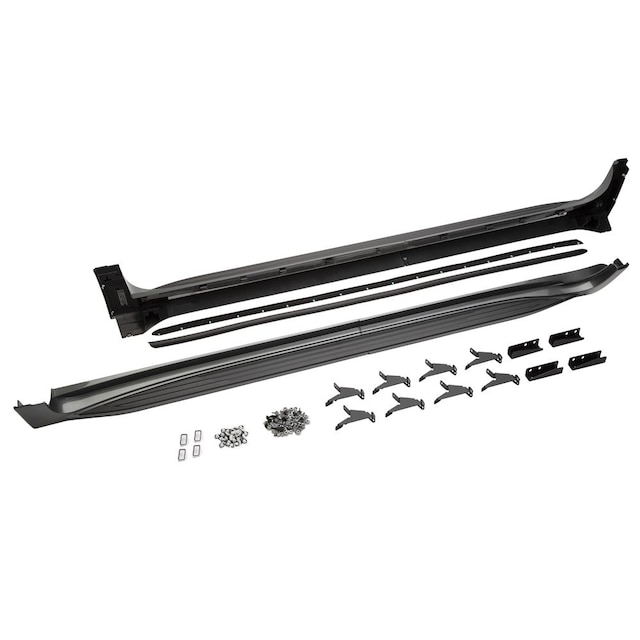 Molded Assist Steps in Silver Sage Metallic