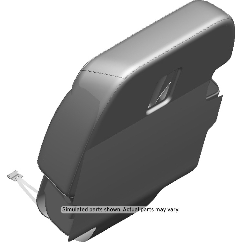 GM Genuine Parts Ash Gray Rear Passenger Side Seat Back Cover