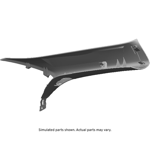 GM Genuine Parts Morello Red Driver Side Windshield Garnish Molding
