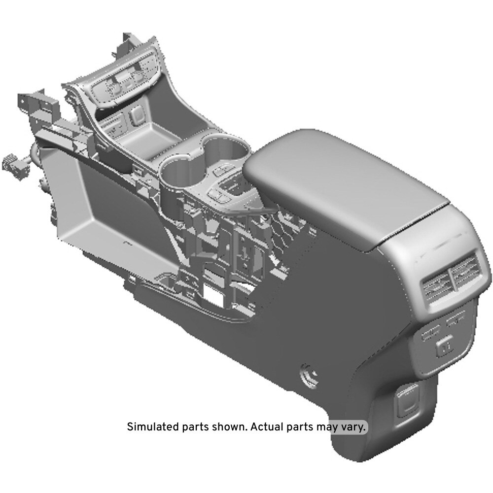 GM Genuine Parts Very Light Platinum Front Floor Console