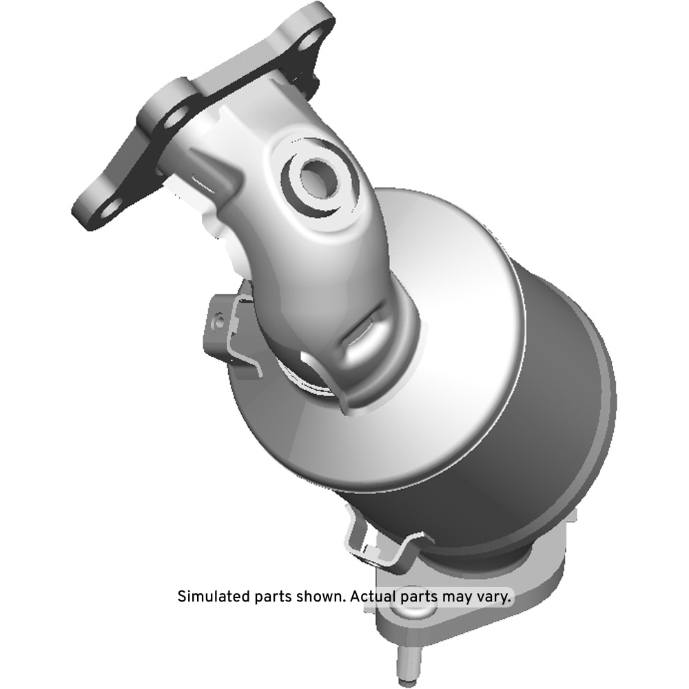 GM Genuine Parts Passenger Side Warm Up Three-Way Catalytic Converter with Exhaust Pipe