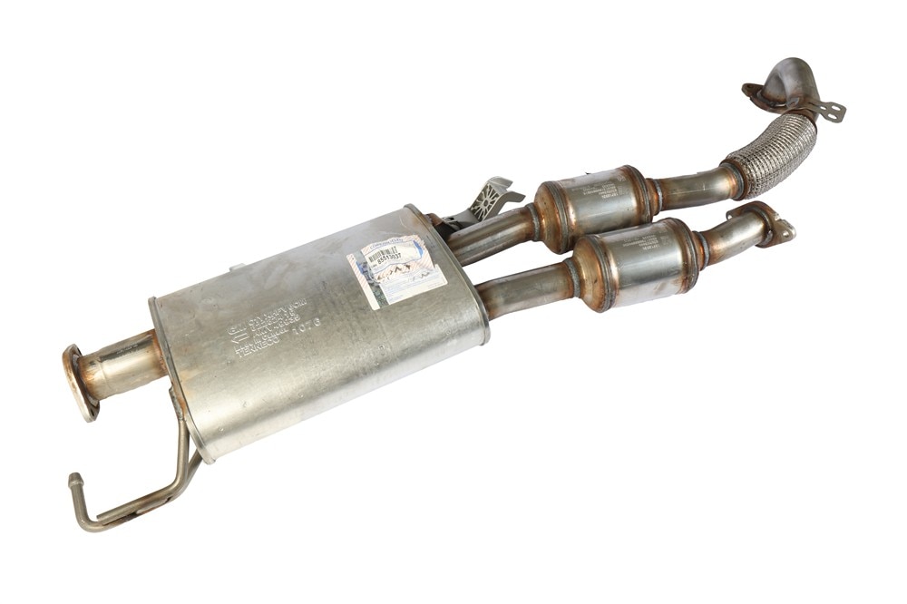 GM Genuine Parts Exhaust Front Muffler with Exhaust Pipe