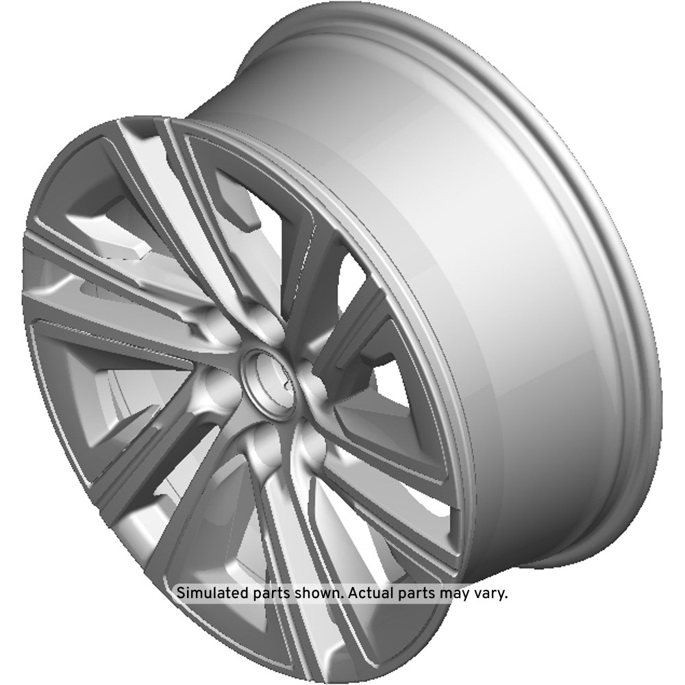GM Genuine Parts Bright Silver Front and Rear Wheel