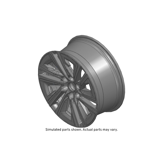 GM Genuine Parts Android Medium Full Gloss Front and Rear Wheel