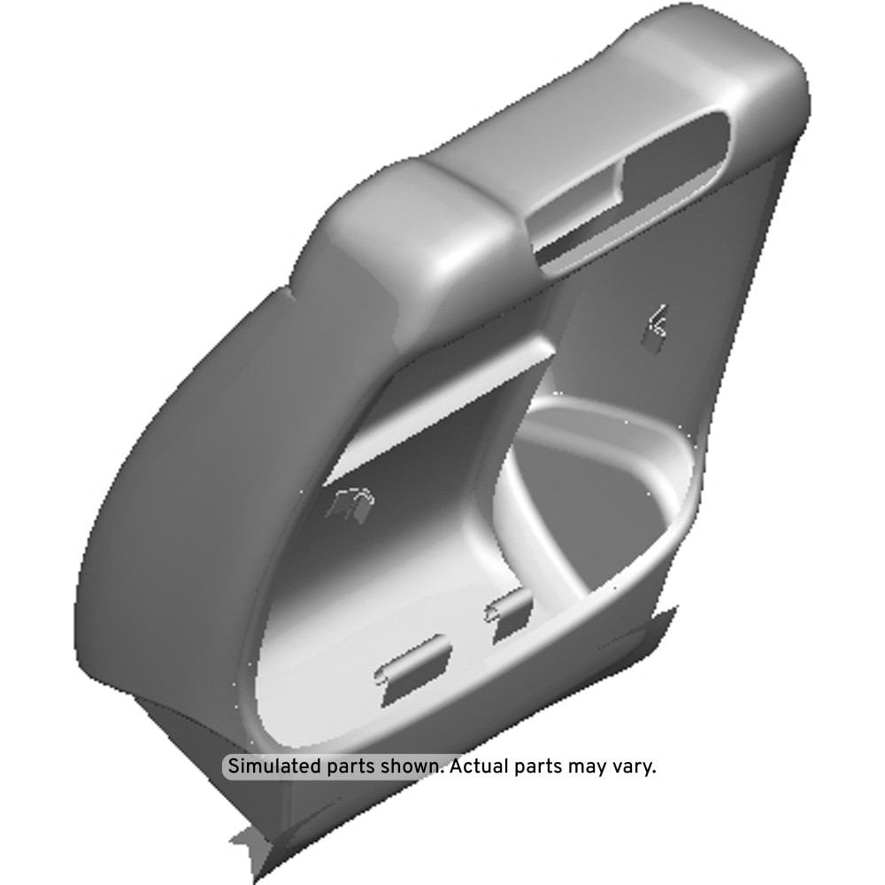 GM Genuine Parts Jet Black Front Driver Side Seat Back Cover