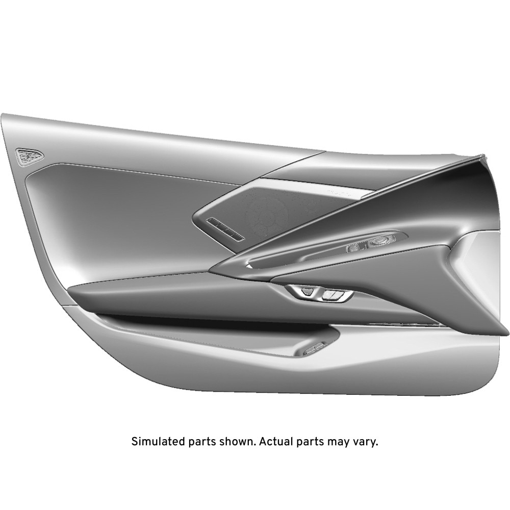 GM Genuine Parts Black Front Driver Side Door Trim