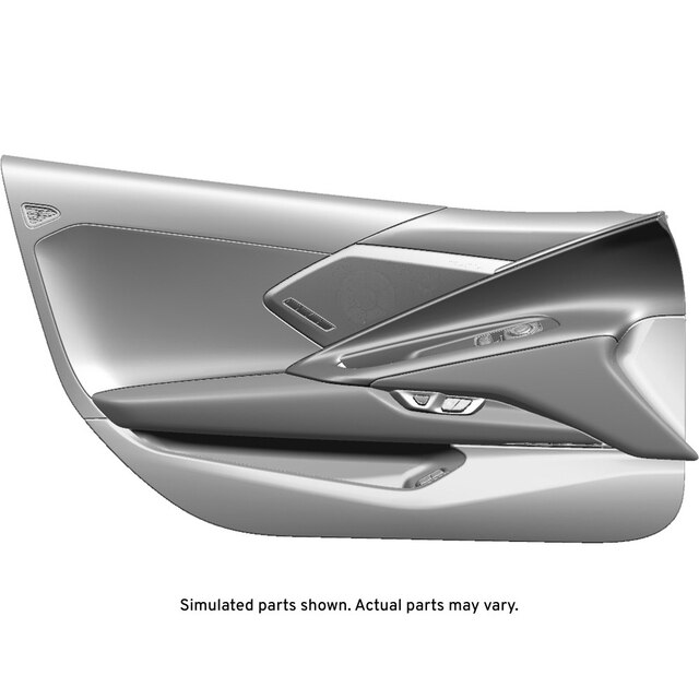 GM Genuine Parts Black Front Driver Side Door Trim