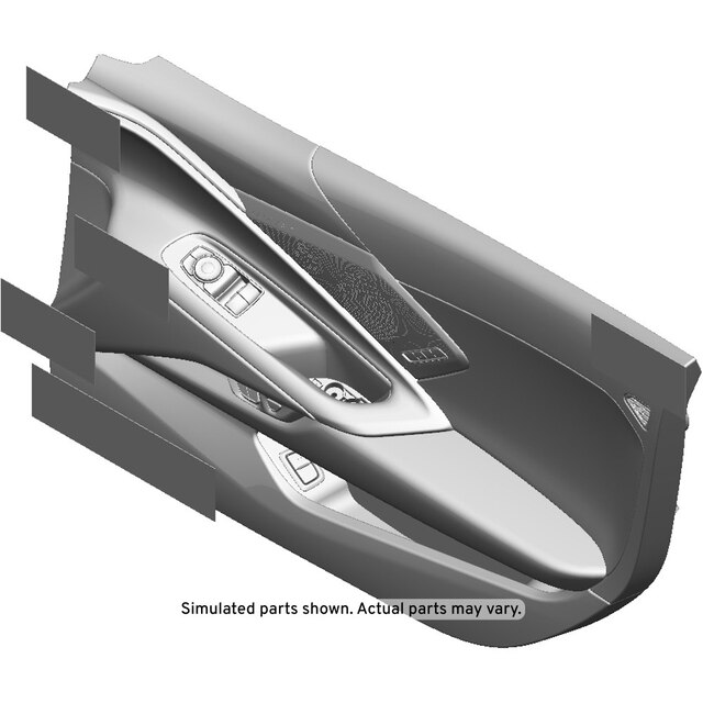 GM Genuine Parts Twilight Blue Front Passenger Side Door Trim