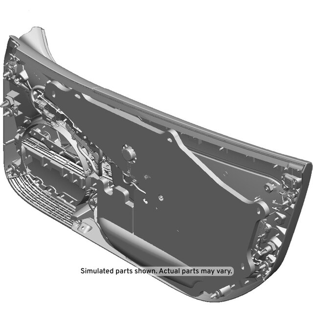 GM Genuine Parts Black Front Driver Side Door Trim
