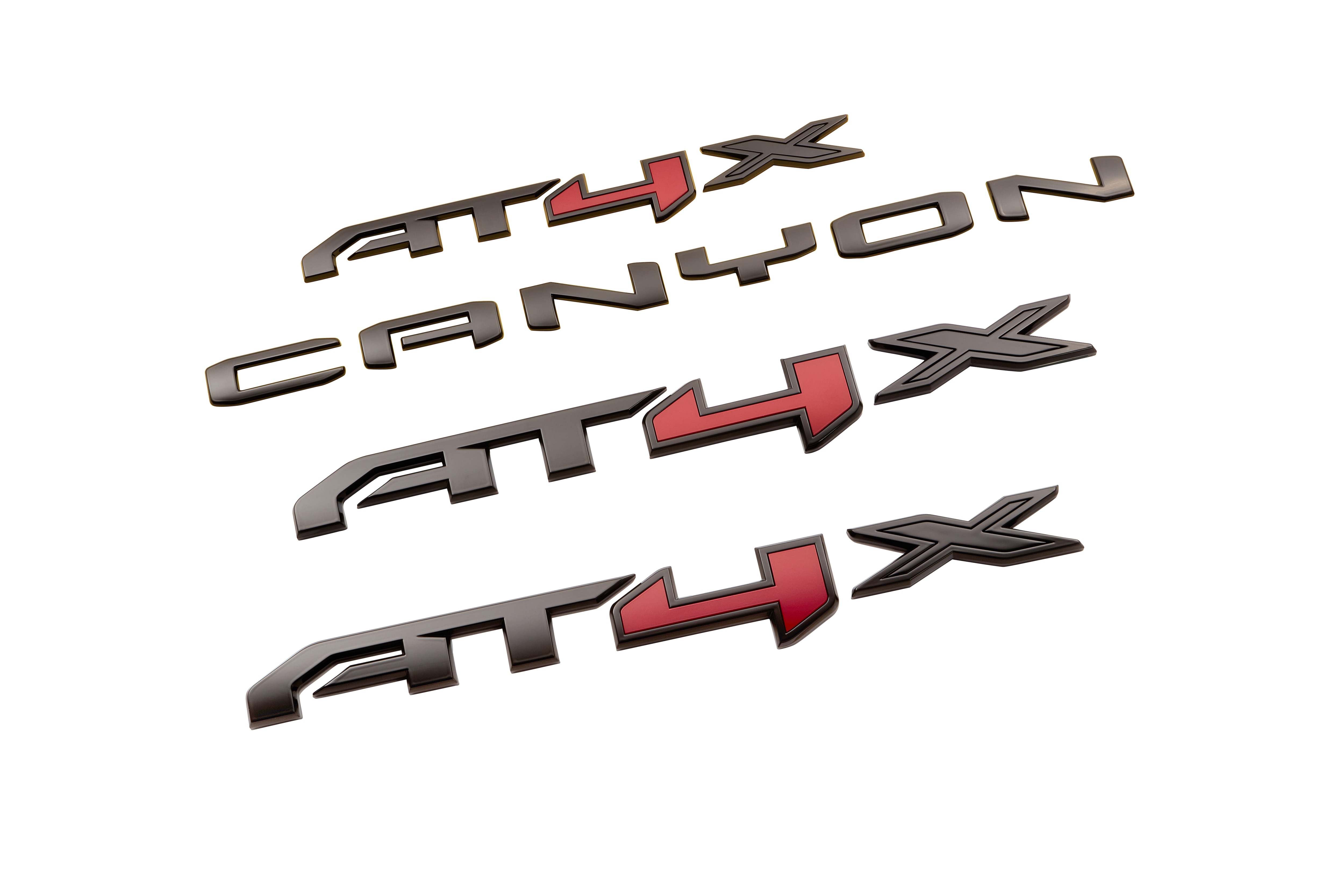 Canyon AT4X Emblems in Black