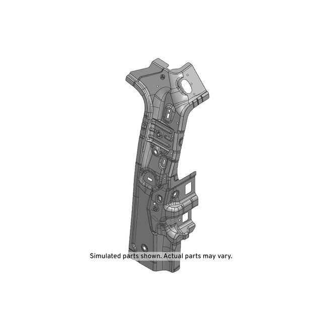 GM Genuine Parts Driver Side Body Lock Pillar Inner Panel