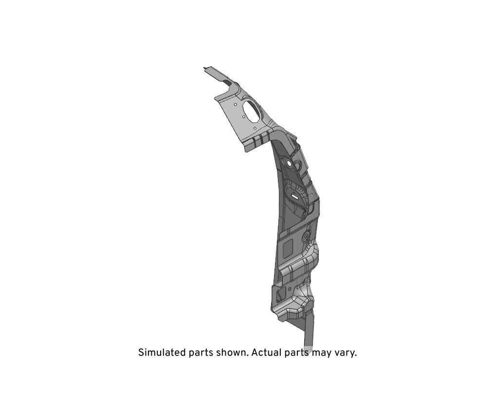 GM Genuine Parts Passenger Side Body Lock Pillar Inner Panel
