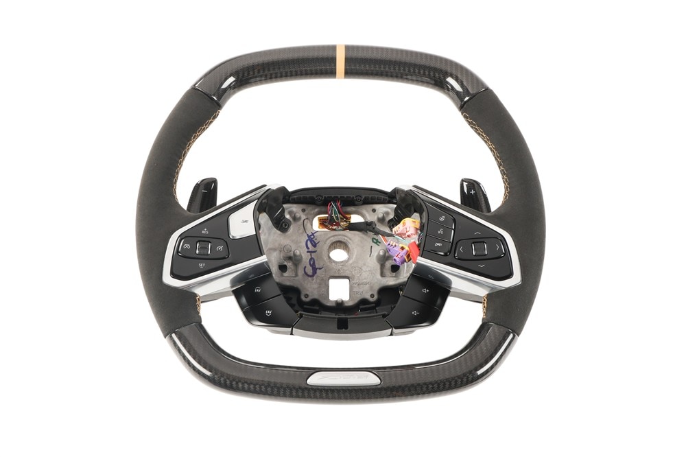 GM Genuine Parts Exposed Carbon Fiber Steering Wheel