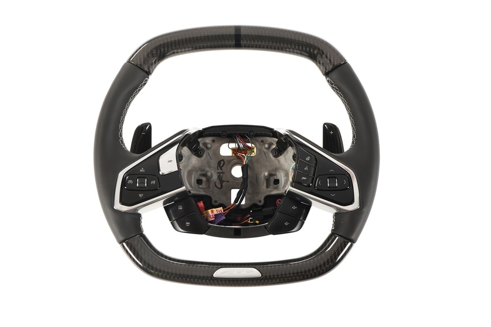 GM Genuine Parts Exposed Carbon Fiber Steering Wheel