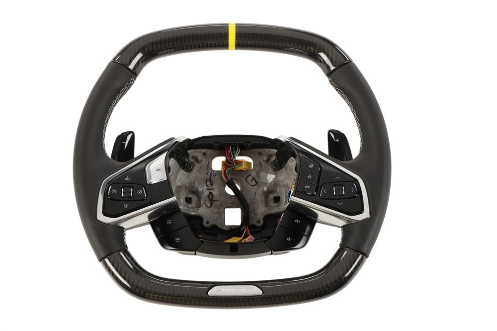 GM Genuine Parts Exposed Carbon Fiber Steering Wheel