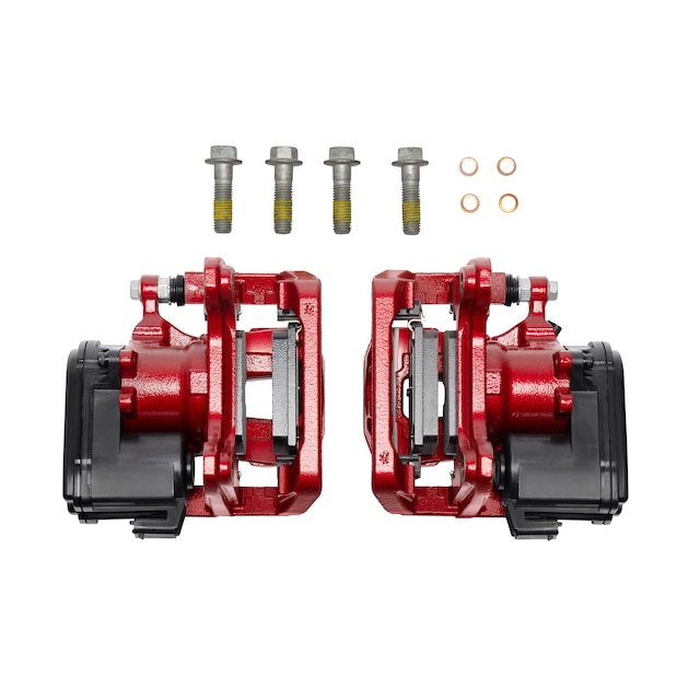 Rear Brake Upgrade System in Edge Red