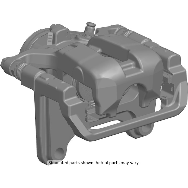 GM Genuine Parts Rear Passenger Side Brake Caliper without Brake Pads