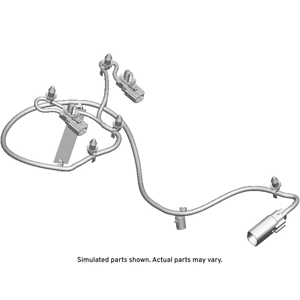 GM Genuine Parts Rear Passenger Side Seat Wiring Harness