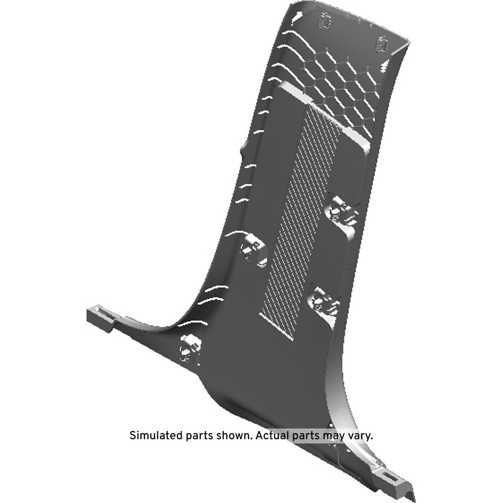 GM Genuine Parts Black Driver Side Center Pillar Lower Trim Panel