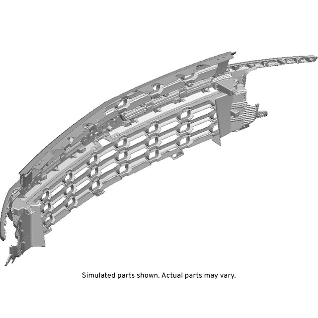 GM Genuine Parts Black Ice Chrome Front Upper Grille