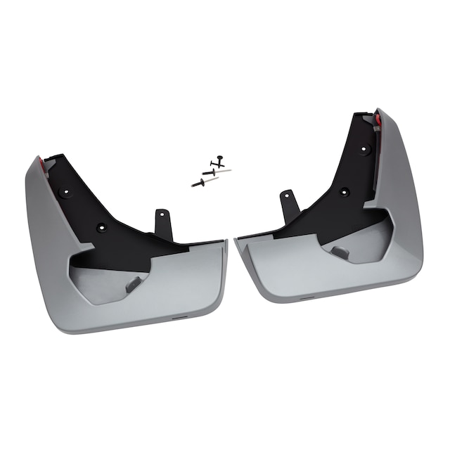 Front Splash Guards in Argent Silver Metallic