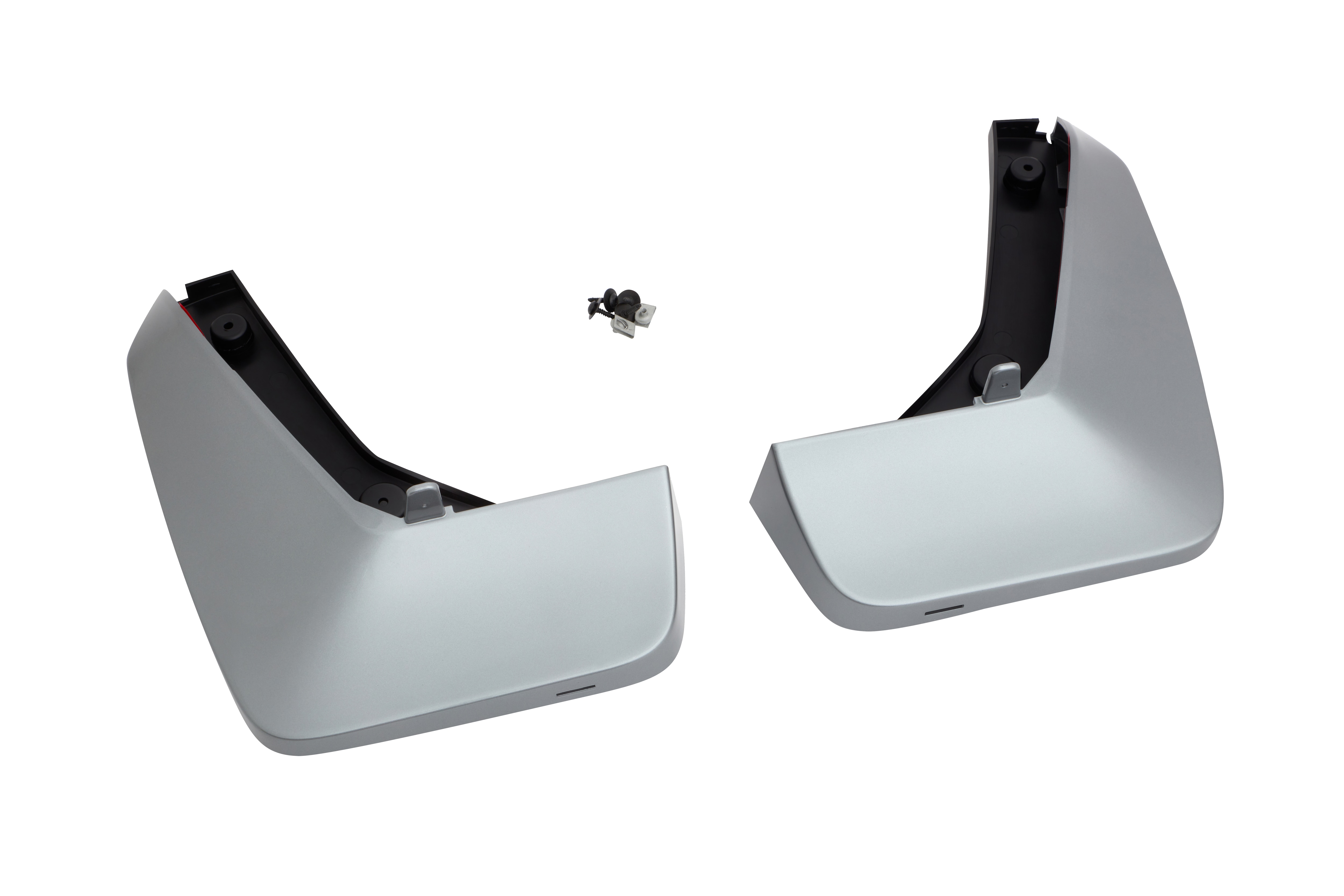 Rear Splash Guards in Argent Silver Metallic
