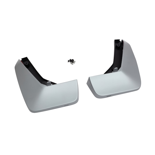 Rear Splash Guards in Argent Silver Metallic