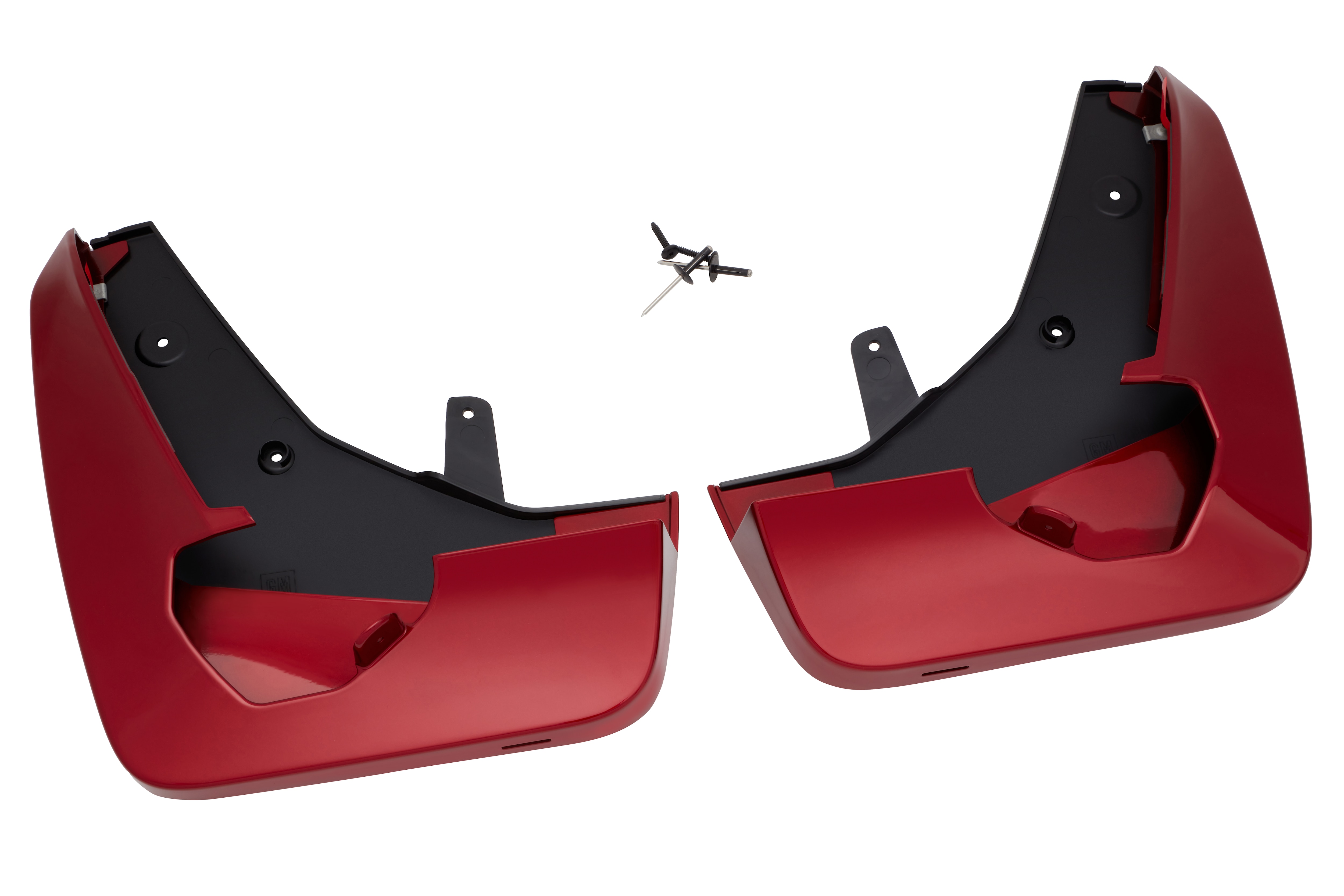 Front Splash Guards in Radiant Red Tintcoat