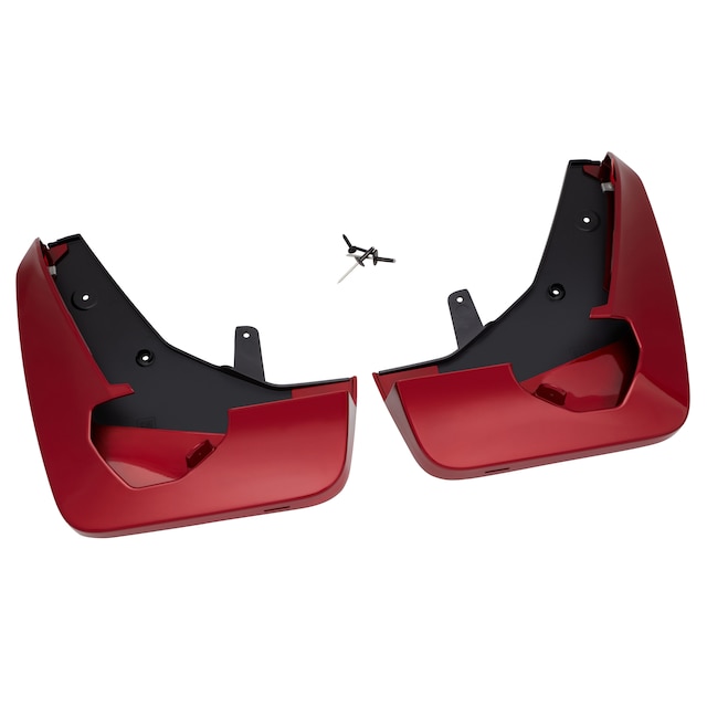 Front Splash Guards in Radiant Red Tintcoat