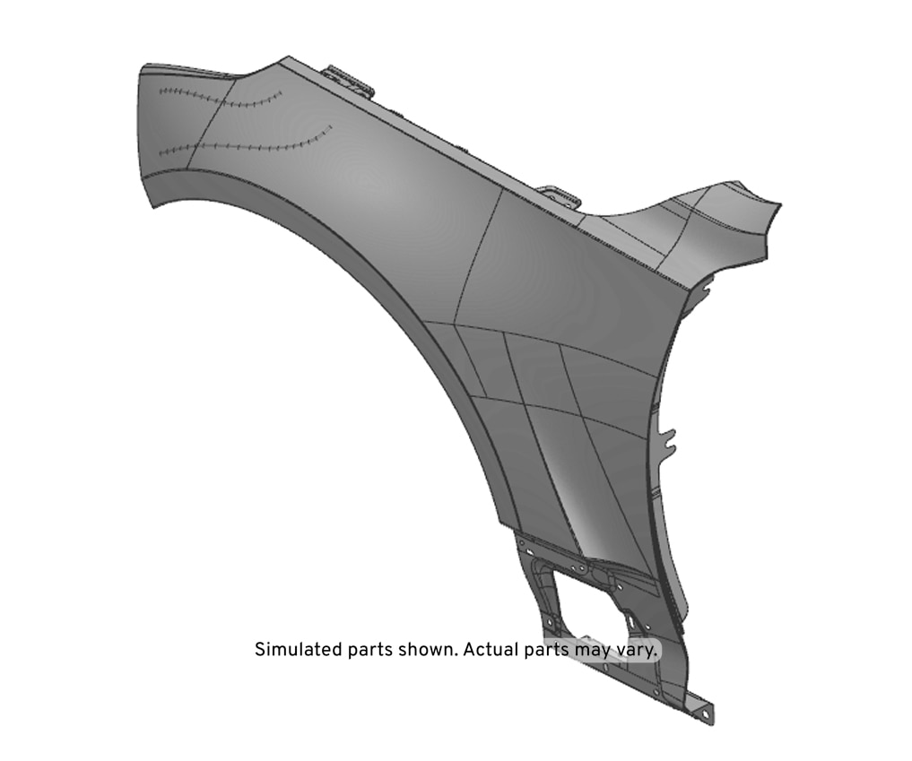 GM Genuine Parts Front Driver Side Fender