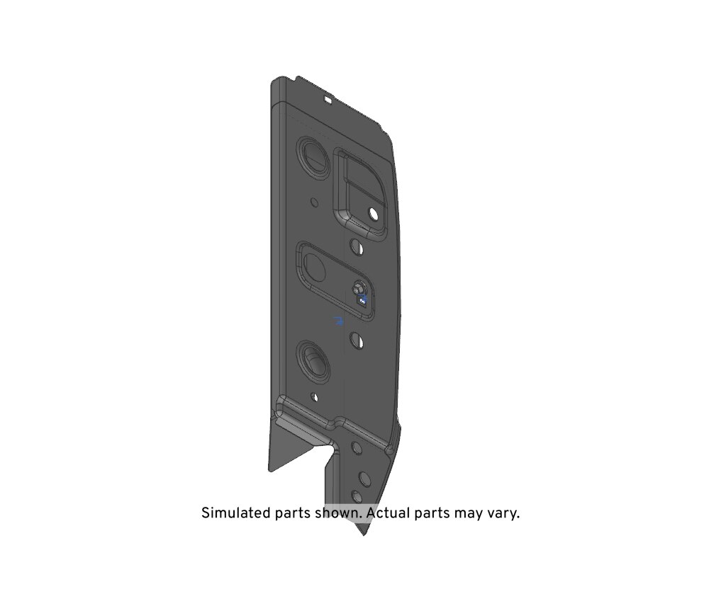 GM Genuine Parts Rear Driver Side Wheelhouse Panel Brace