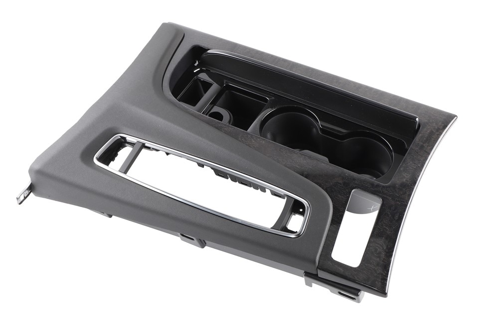 GM Genuine Parts Black Front Floor Console Cup Holder Trim Plate