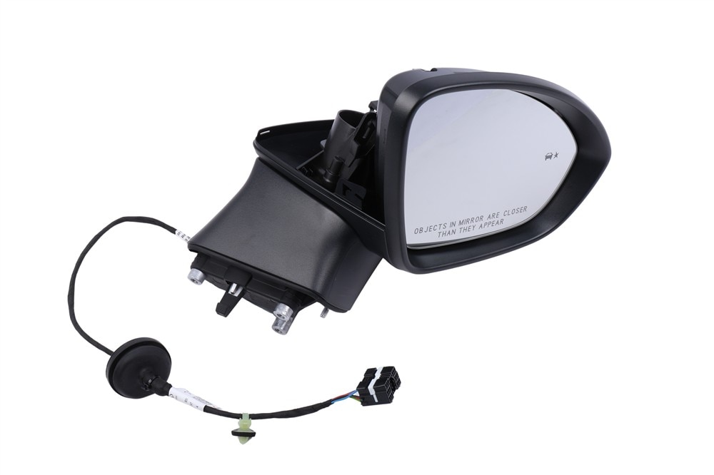 GM Genuine Parts Primed Passenger Side Door Mirror without Cover