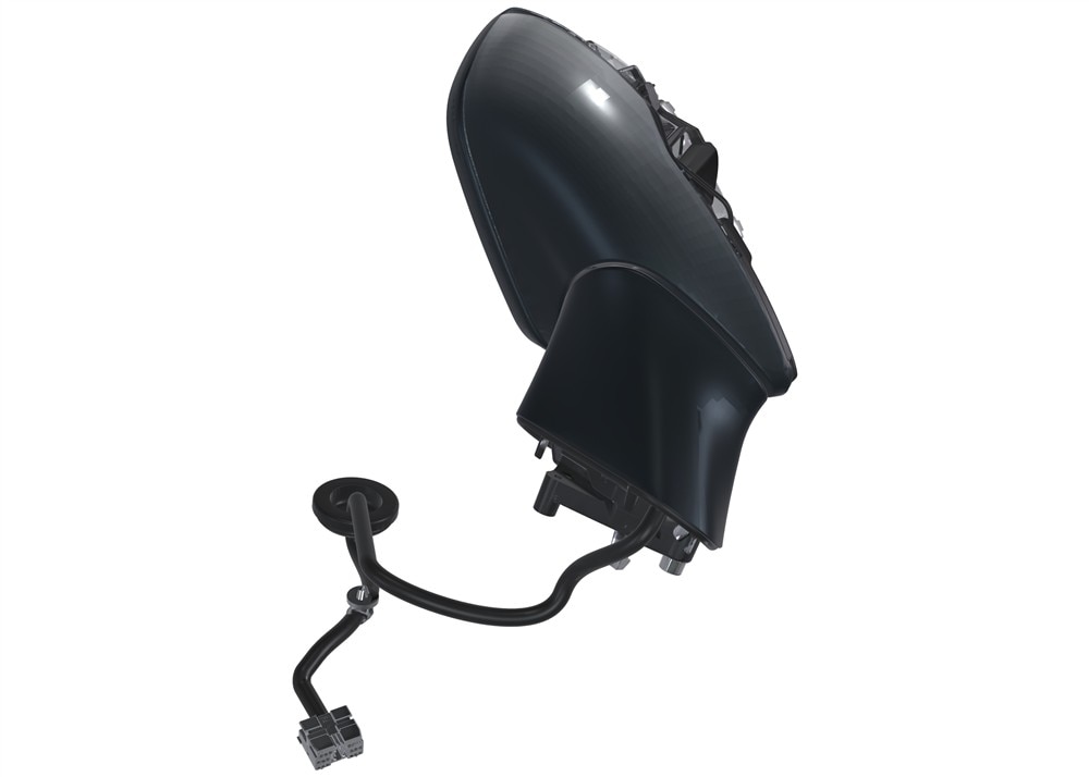 GM Genuine Parts Outside Rear Passenger Side View Mirror