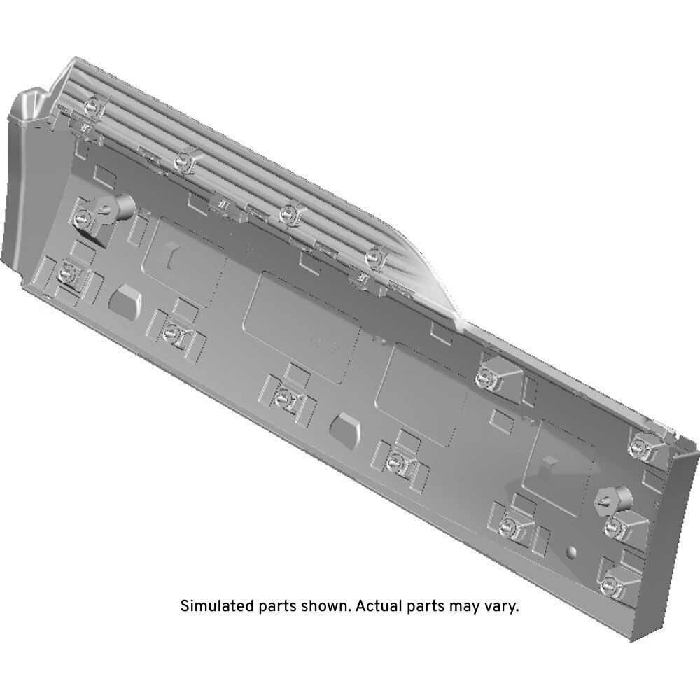 GM Genuine Parts Primed Rear Passenger Side Door Molding