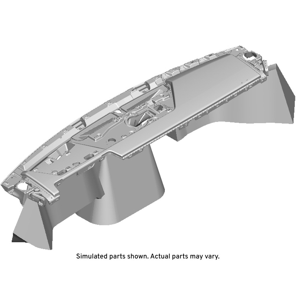 GM Genuine Parts Gray Instrument Panel Upper Trim Panel