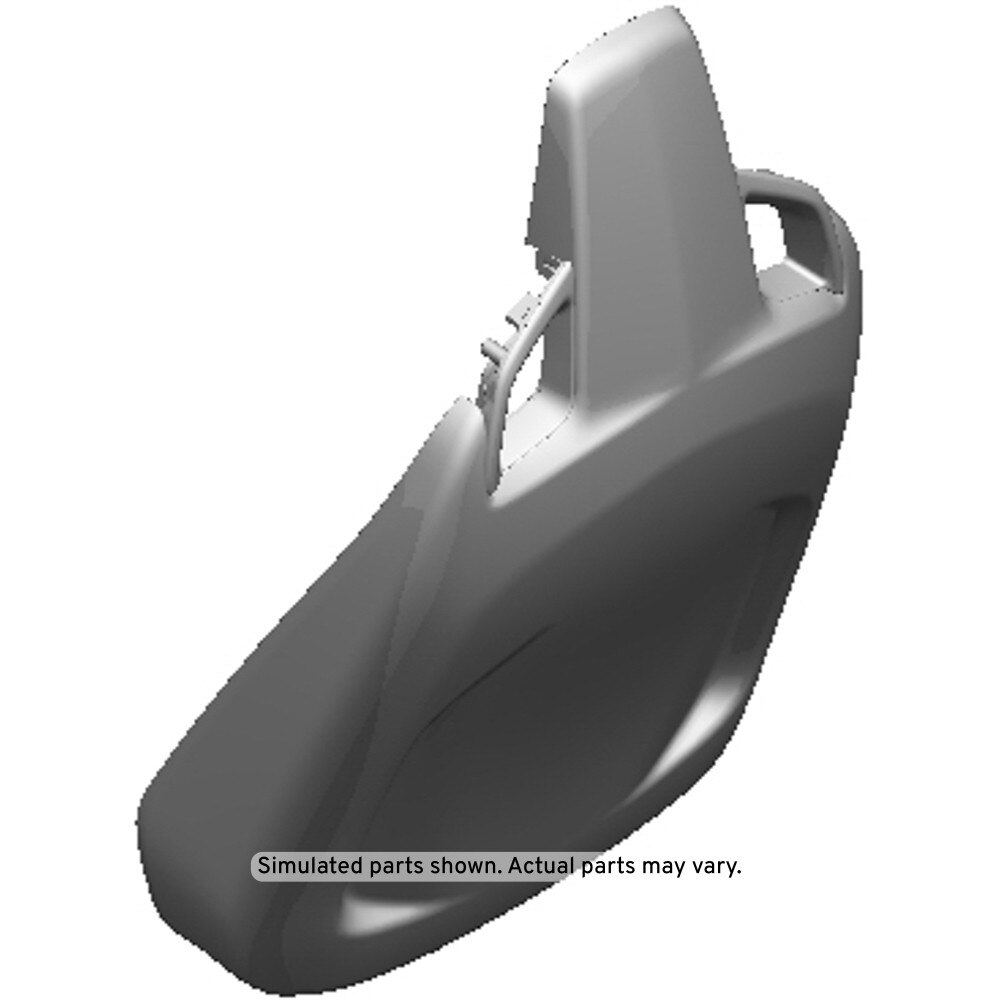 GM Genuine Parts Jet Black Front Driver Side Seat Back Finish Panel