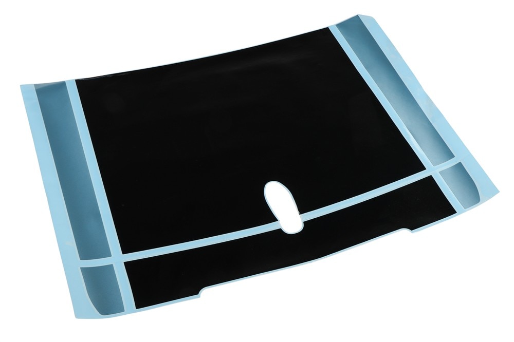 GM Genuine Parts Silver/Carbon Rear Compartment Lid Decal