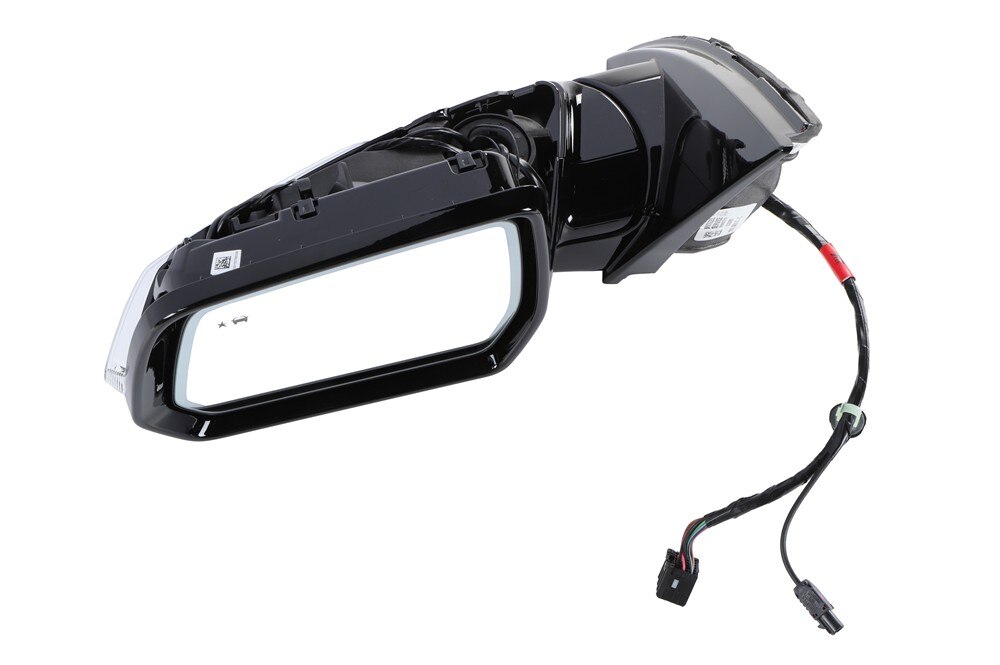 GM Genuine Parts High Gloss Black Driver Side Door Mirror without Cover