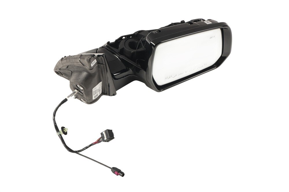 GM Genuine Parts High Gloss Black Passenger Side Door Mirror without Cover