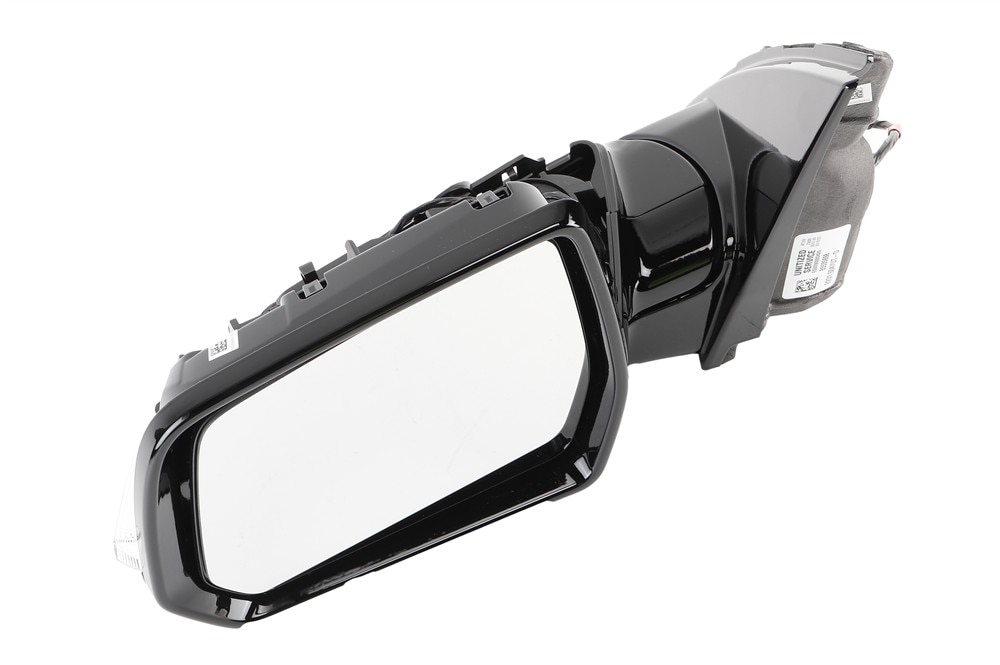 GM Genuine Parts High Gloss Black Driver Side Door Mirror without Cover