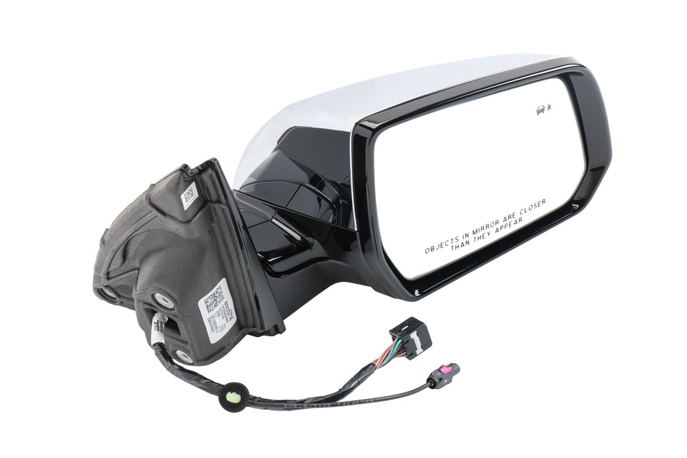 GM Genuine Parts Bright Chrome Passenger Side Door Mirror
