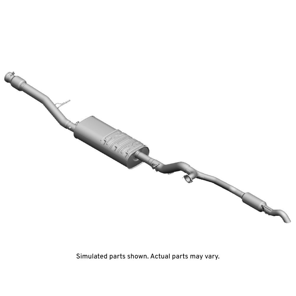 GM Genuine Parts Exhaust Muffler with Exhaust Pipe