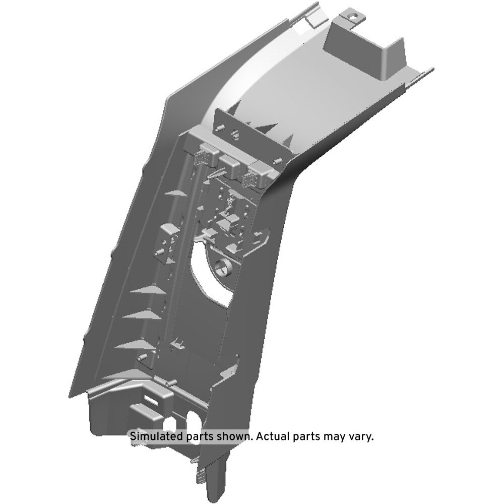 GM Genuine Parts Black Driver Side Center Pillar Upper Trim Panel
