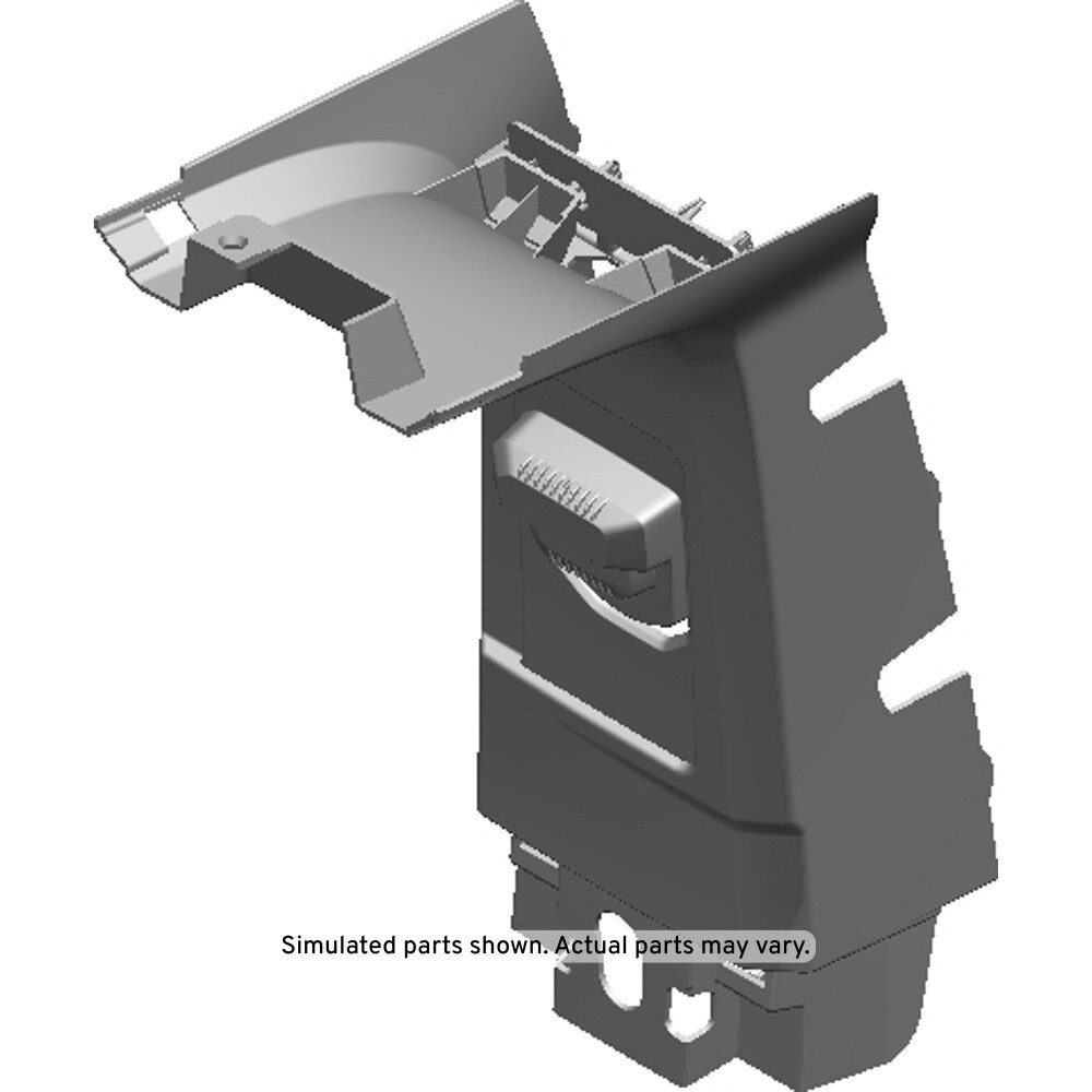 GM Genuine Parts Black Passenger Side Center Pillar Upper Trim Panel
